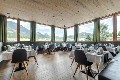 panoramastube, one of the dining rooms at the hotel